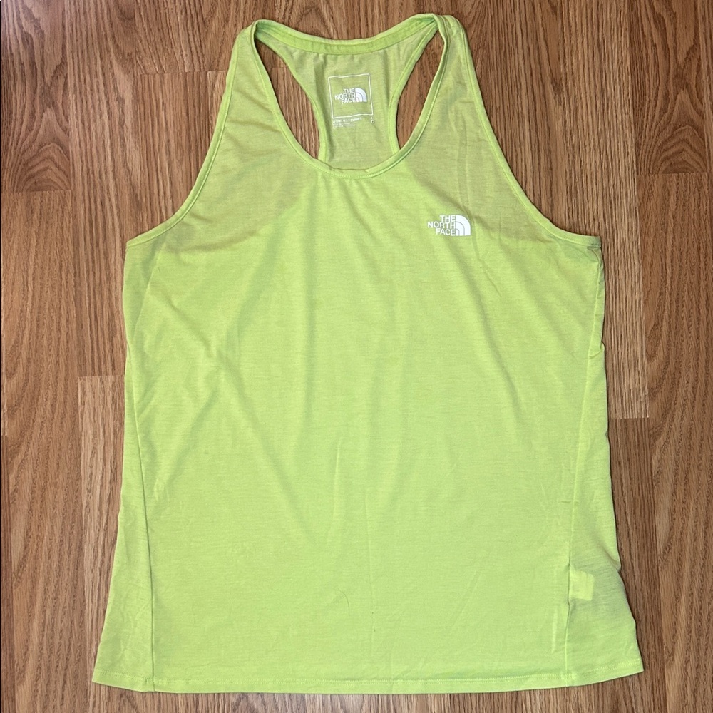 EUC The North Face Women's Lime Green Tank Top